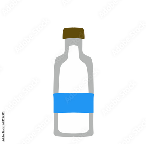Illustration of a Milk Bottle Vector