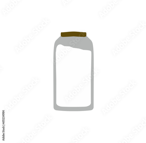 Illustration of a Milk Bottle Vector
