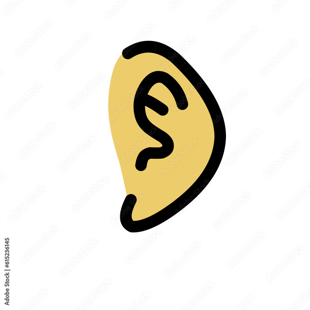 Fototapeta premium Ear Vector