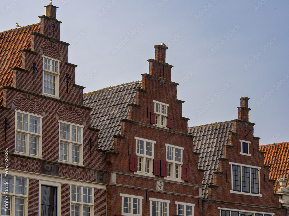 Die Stadt Hoorn in den Niederlanden