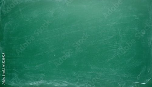 Green Chalkboard background, Chalk blackboard, Texture of chalk rubbed out on blackboard, Back to School concept, Generative AI