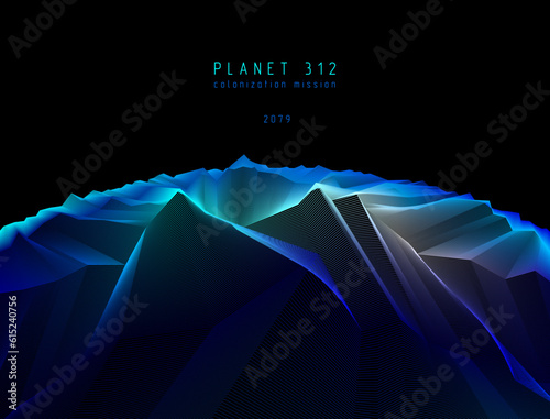 Science fiction vector cosm...