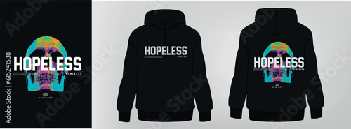 black hoodie, art design, template, skull