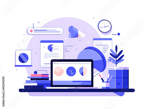 laptop computer and phone