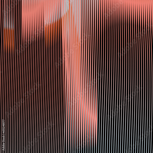 Contemporary art abstract grid vector poster in trendy dark brown tones. Psychedelic background for wall art, wall panel, banner, poster, interior decor. 