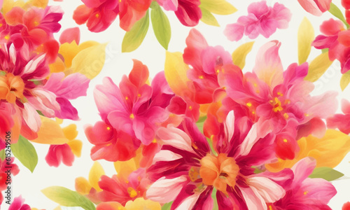 Abstrack Flower Background Illustration. Material for printing and wallpaper. © Faizul