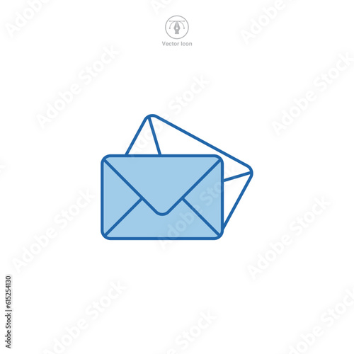 A vector illustration of a mail icon, symbolizing communication, messages, or correspondence. Ideal for web interfaces, email platforms, and digital communication