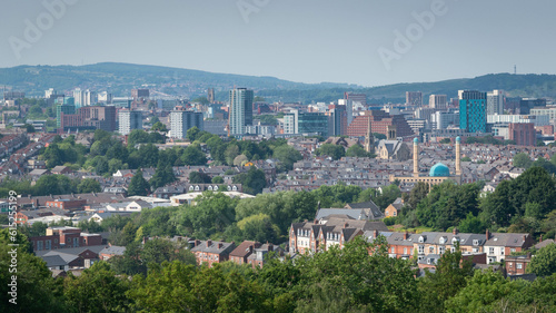 Sunny Sheffield view from Meersbrook Park