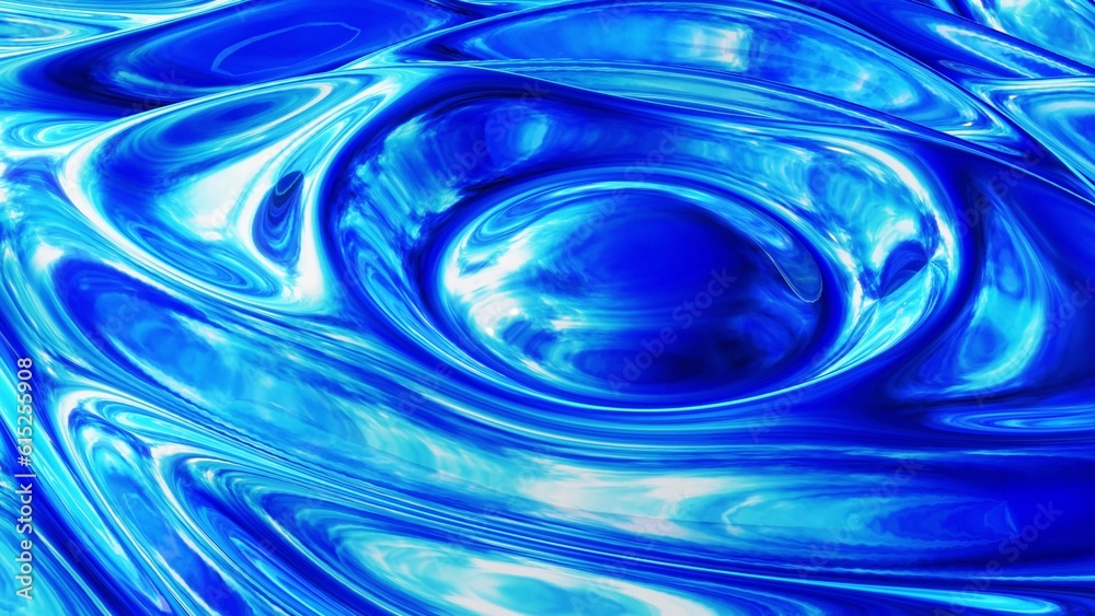 3d render. Liquid pattern like waves. 3D stylish abstract blue bg of wavy surface like brilliant liquid glass with beautiful gradient colors. 3d render. Liquid pattern like waves. 3D stylish abstract blue bg of wavy surface like brilliant liquid glass with beautiful gradient colors.