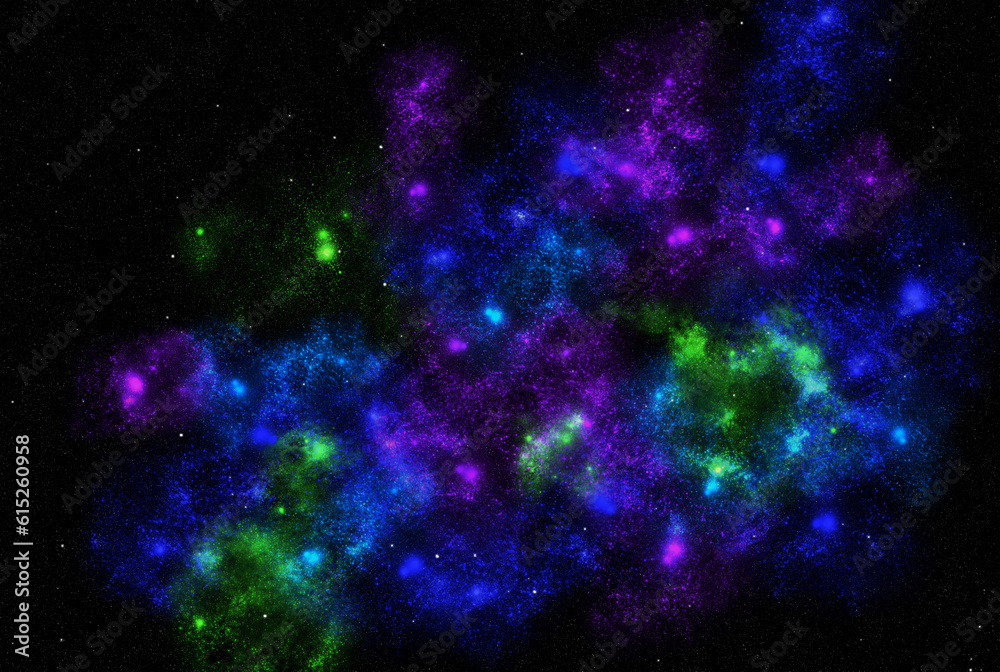 Naklejka premium Starry galaxy dark infinite milky way twinkle cosmos astrology interstellar background