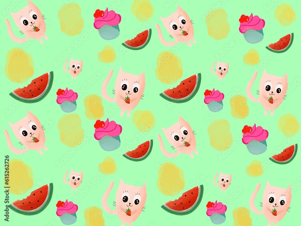seamless pattern with birds and flowers seamless pattern with birds and flowers