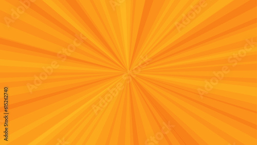 abstract orange sun rays background 