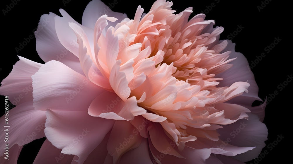 Peony flower luxury background. Generative AI Peony flower luxury background. Generative AI