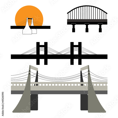 bridge icon vector illustration design