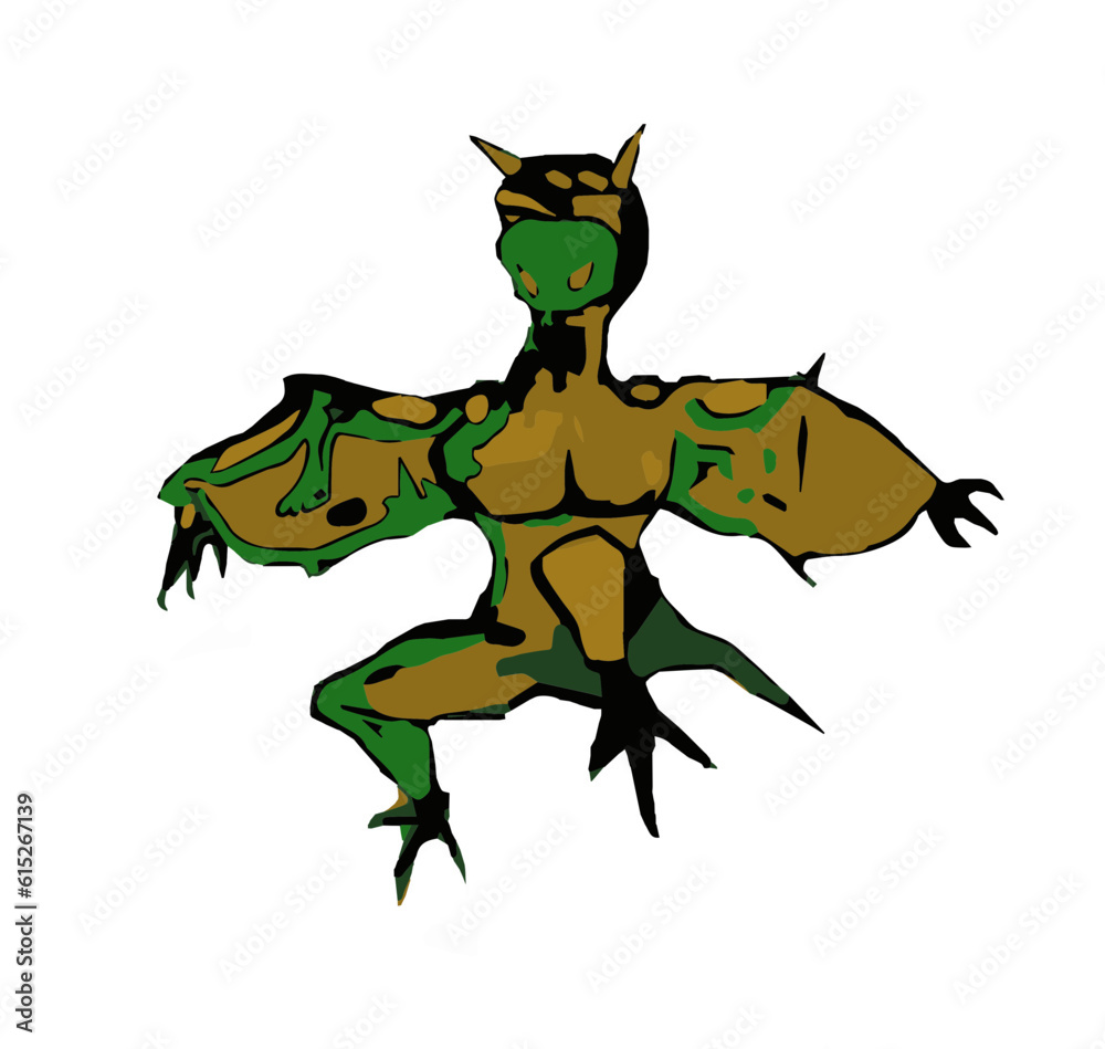 Obraz premium Patagium illustration