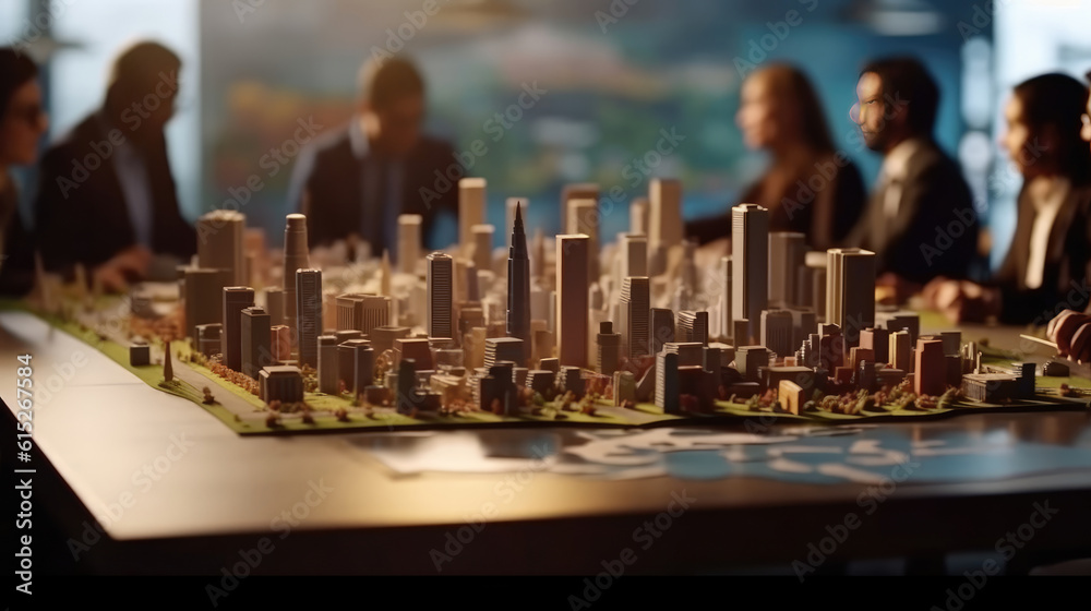 custom made wallpaper toronto digitalClose-up of businessman planning strategy