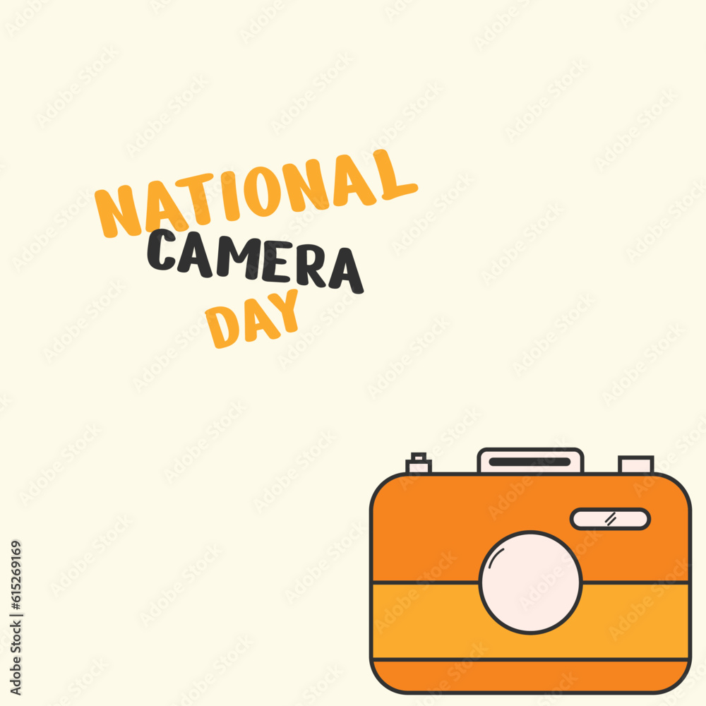 national camera day design post cad, social media vector national camera day design post cad, social media vector