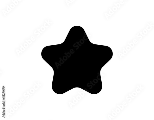 Vector star icon. High quality black style vector icon. Star illustration.