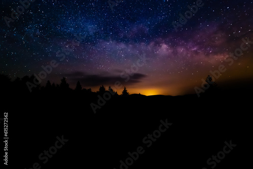 Milky Way over Appalachia. 