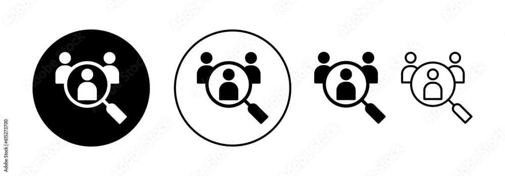 Hiring icon vector for web and mobile app. Search job vacancy sign and symbol. Human resources concept. Recruitment Hiring icon vector for web and mobile app. Search job vacancy sign and symbol. Human resources concept. Recruitment