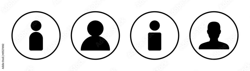 User Icon set illustration. person sign and symbol. people icon. User Icon set illustration. person sign and symbol. people icon.