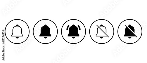 Subscribe bell icon vector. Subscription notification sign symbol