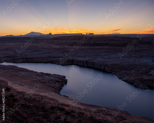 Landscape photograph of Wahweap Overlook in Page  Arizona. Lake Powell.