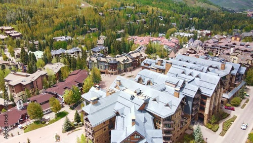 Mountain town in Vail Colorado 