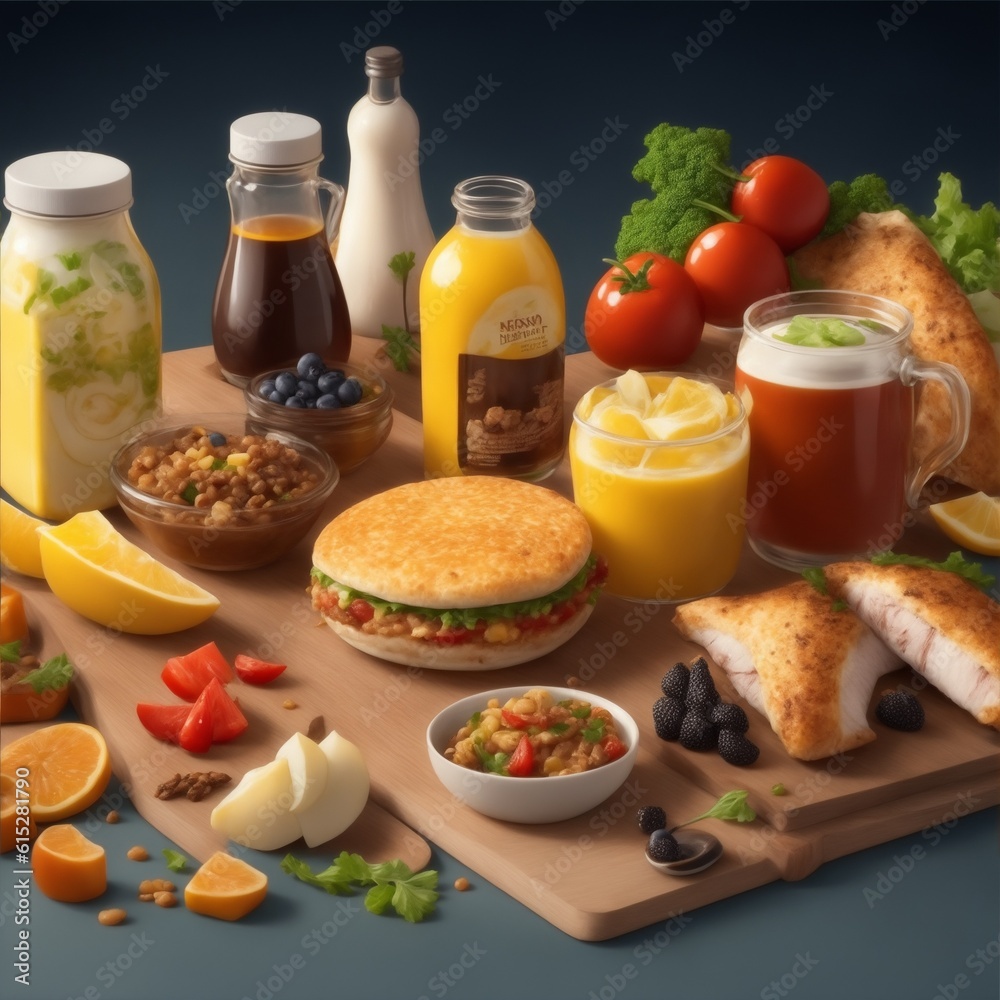 Food for commercial picture design; Generate to AI Food for commercial picture design; Generate to AI