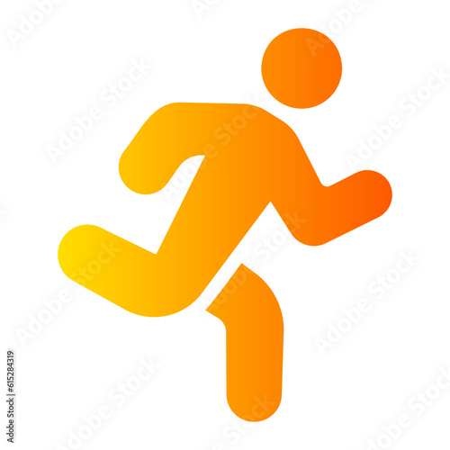 running Gradient icon