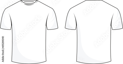 White shirt. white t-shirt mockup, t shirt with short sleeves, t shirt template for men