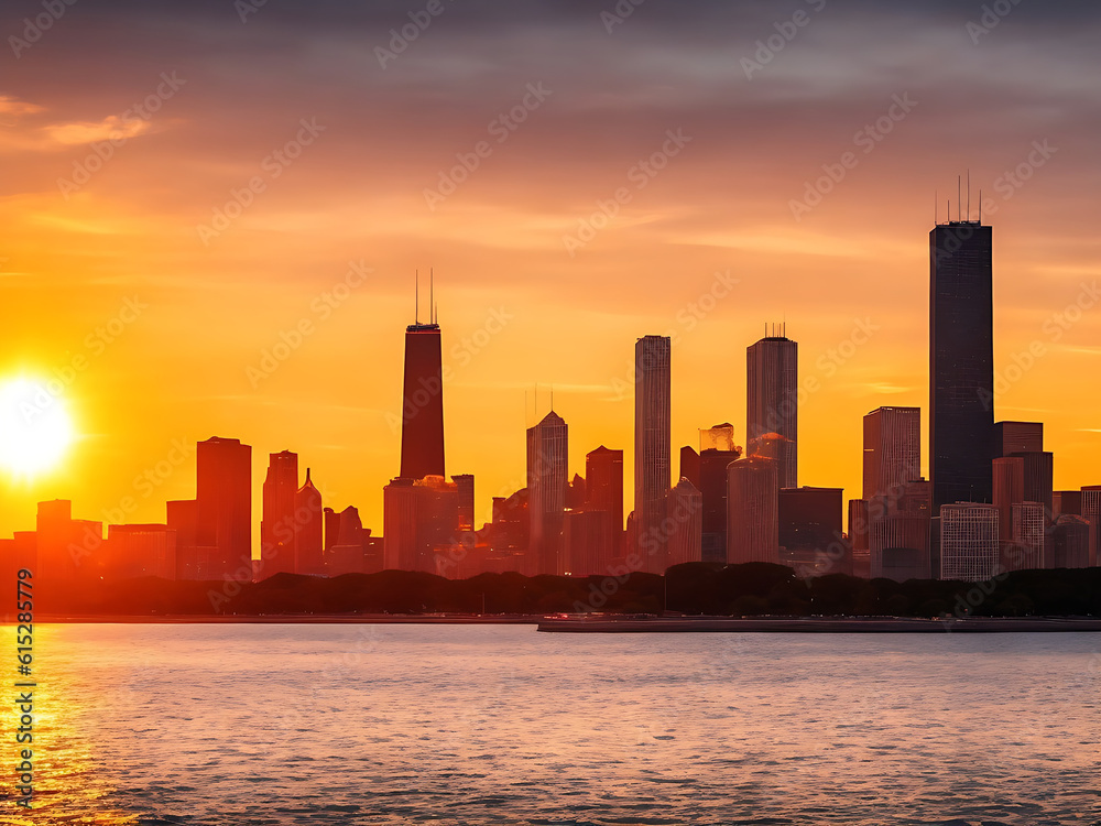 Chicago skyline picture