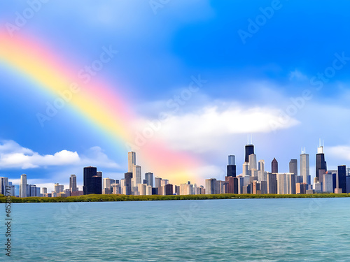 Chicago skyline picture  © Mahmudul