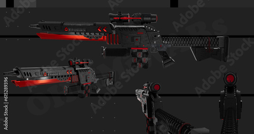 sci fi gun real gun toy gun Gun bullet weapon sword sci fi 