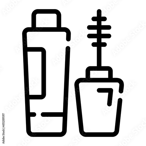 eye mascara Line Icon
