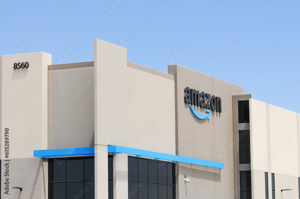 Exterior view of Amazon Fulfillment Center
