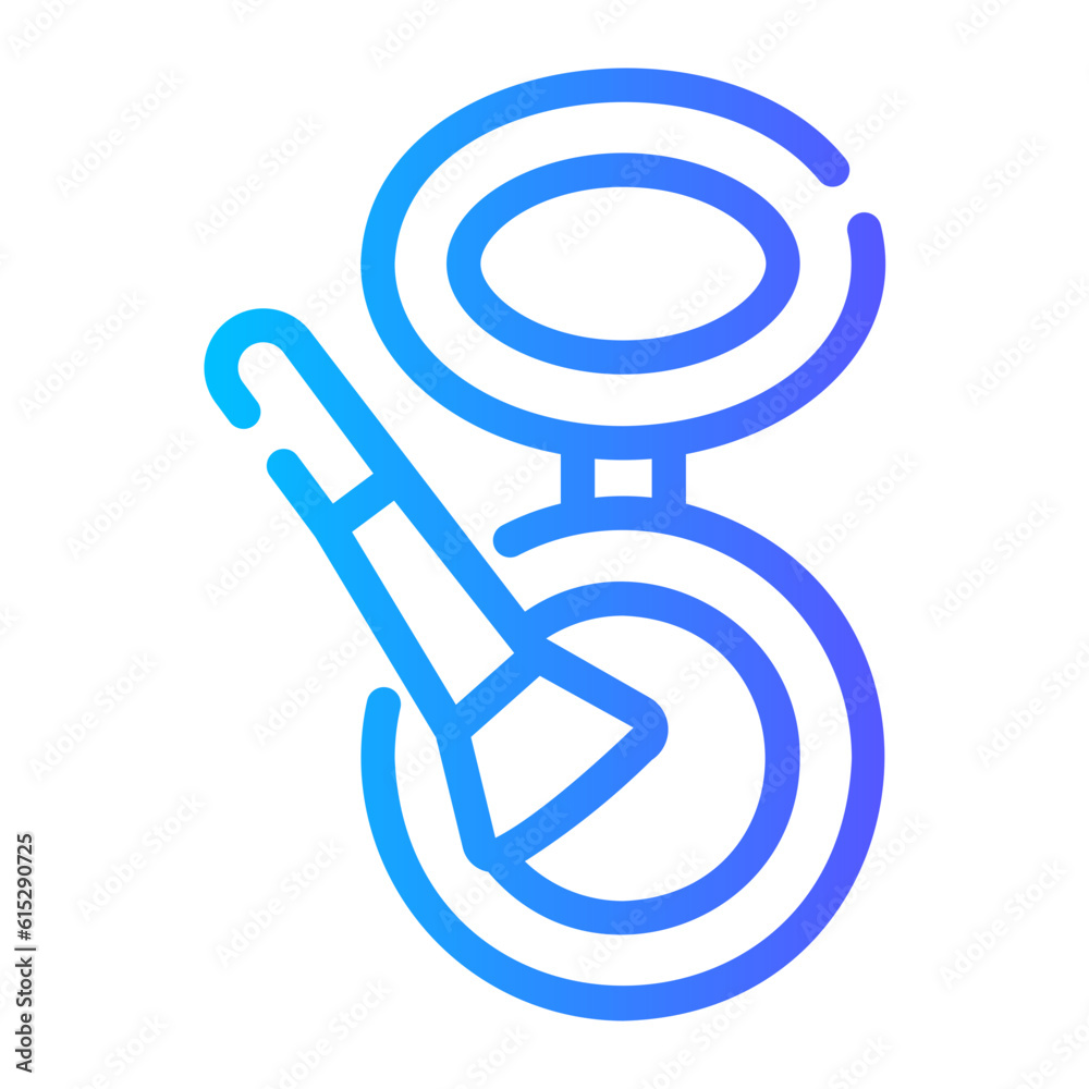 brush Line Gradient Icon brush Line Gradient Icon