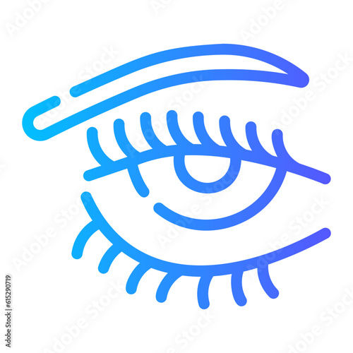 eyebrow pencil Line Gradient Icon