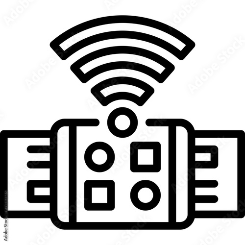 smartwatch line icon