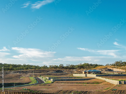 Unfinished residential development in Gladstone, Queensland