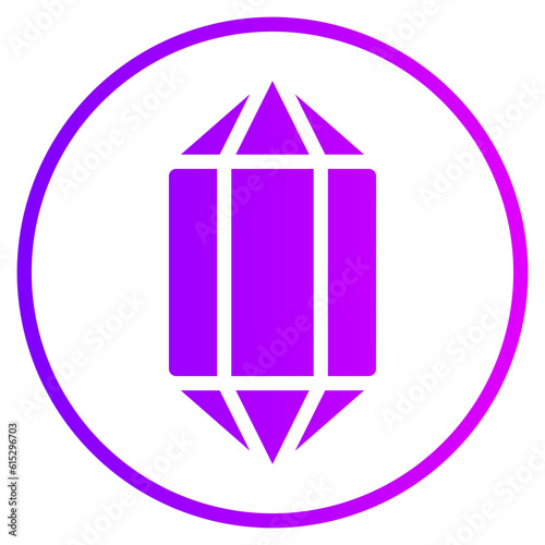 crystal gradient icon