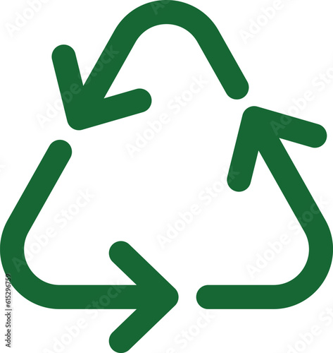 Reduce reuse recycle symbol. No plastic day or Environment Day elements