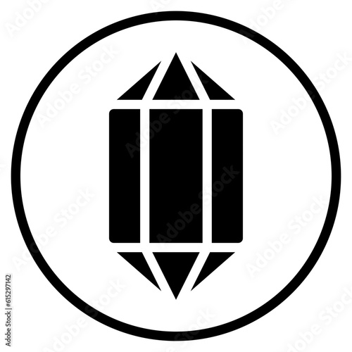 crystal glyph icon