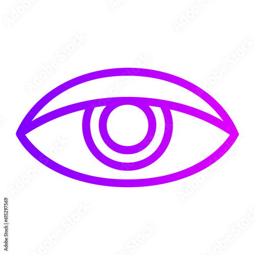 eye gradient icon