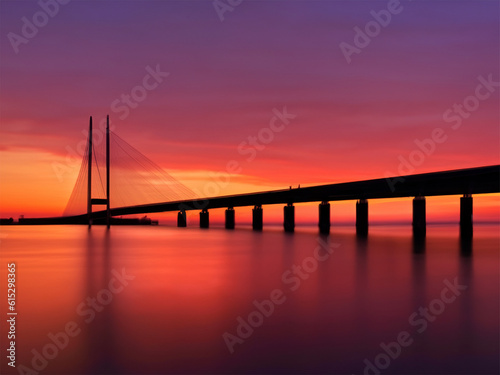 bridge at sunset © Ahmed