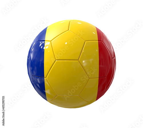 Football Romania Flag