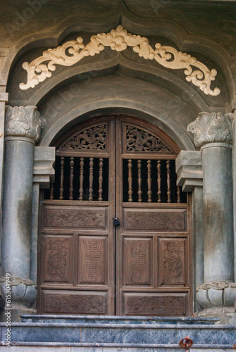 old wooden door