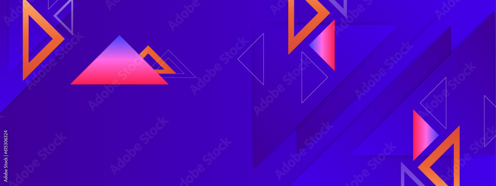custom made wallpaper toronto digitalVector modern banner business background with geometric shapes colorful colourful
