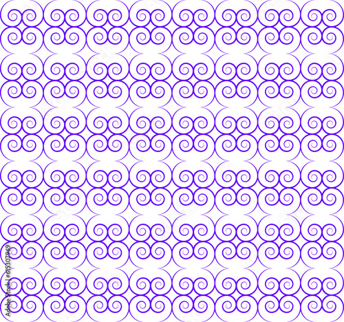 Seamless Geomatric vector background Pattern in purple
