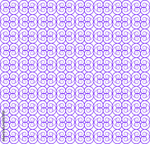 Seamless Geomatric vector background Pattern in purple